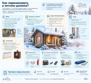 Как перезимовать в летнем домике