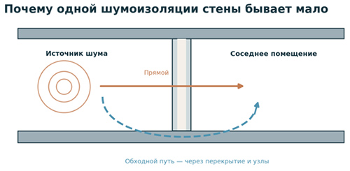 Почему соседей слышно