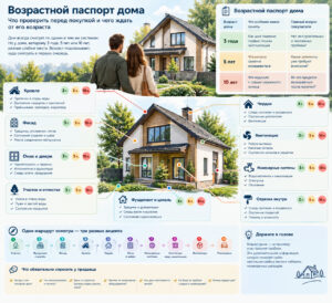 Возрастной паспорт дома: что проверить перед покупкой дома 3, 5 и 10 лет